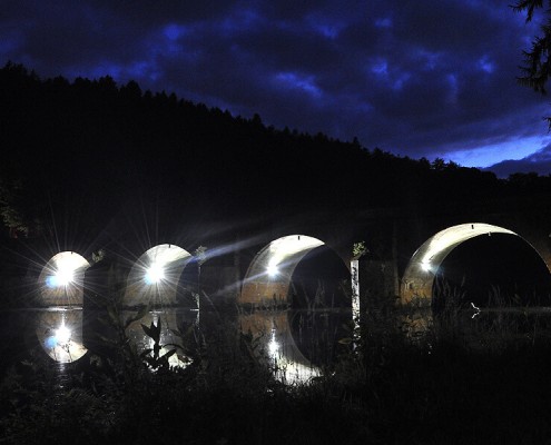 Pont Saint-Nicolas de nuit - Photo de Florence Dumont